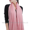 Foulard rose uni chaud